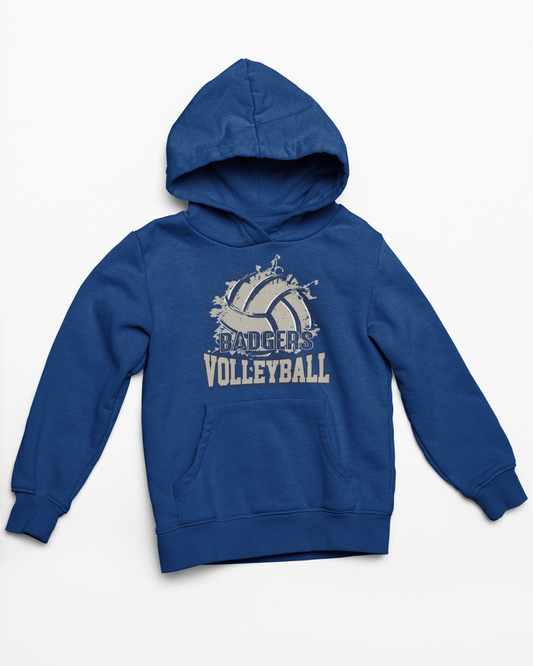 Badgers Volleyball Hoodie 2